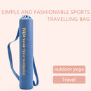 Yoga Mat Shoulder Carrier Bag Exercise Pilates Pad Storage Backpack (Blue) Newly