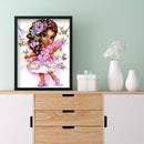Diamond Painting Girl Full Round Drill Picture of Rhinestone DIY Drawing Kit