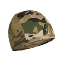 Quick Drying Cycling Helmet Liner Cap Breathable Beanie Hat (Green Camo)