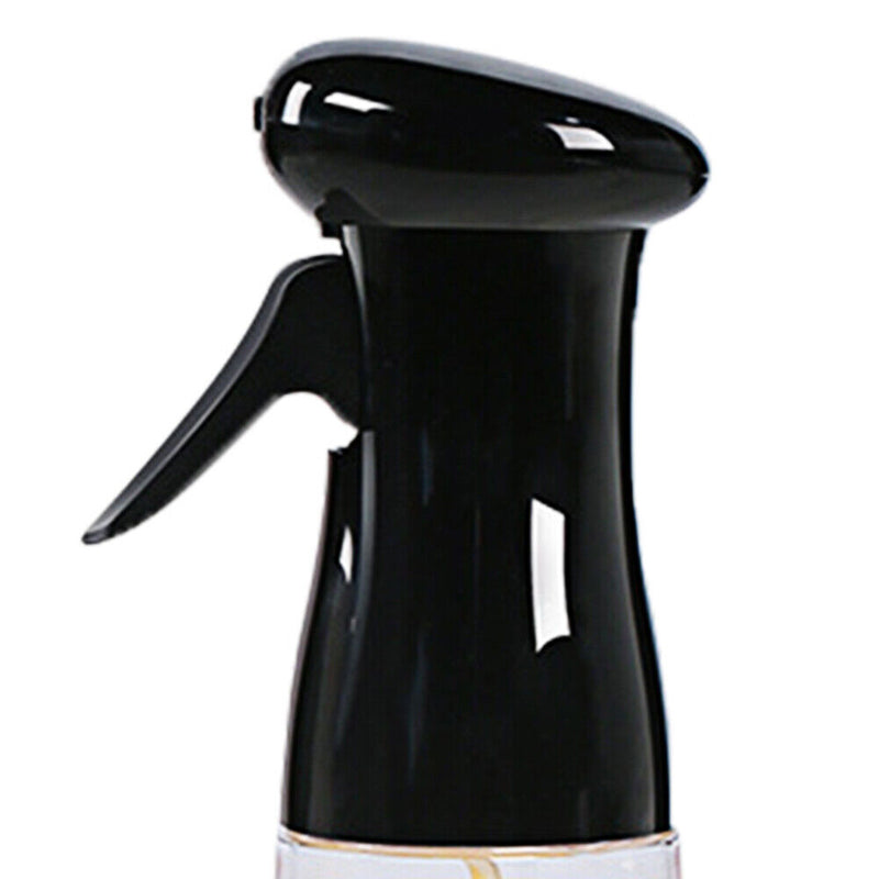PET Olive Oil Spray Bottle Vinegar Gravy Dispenser Mist Sprayer (Black)