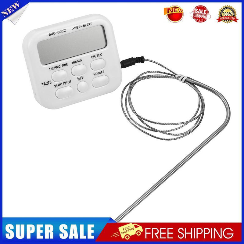 Digital Kitchen Meat Cooking Food Probe Oven Electronic BBQ Thermometer