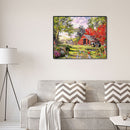 Frameless Storehouse Painting By Numbers Kit DIY Canvas Oil Wall Art Pictures