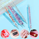 DIY Professional Marbleizing Dotting Pen Painting Nail Art Manicure Tools