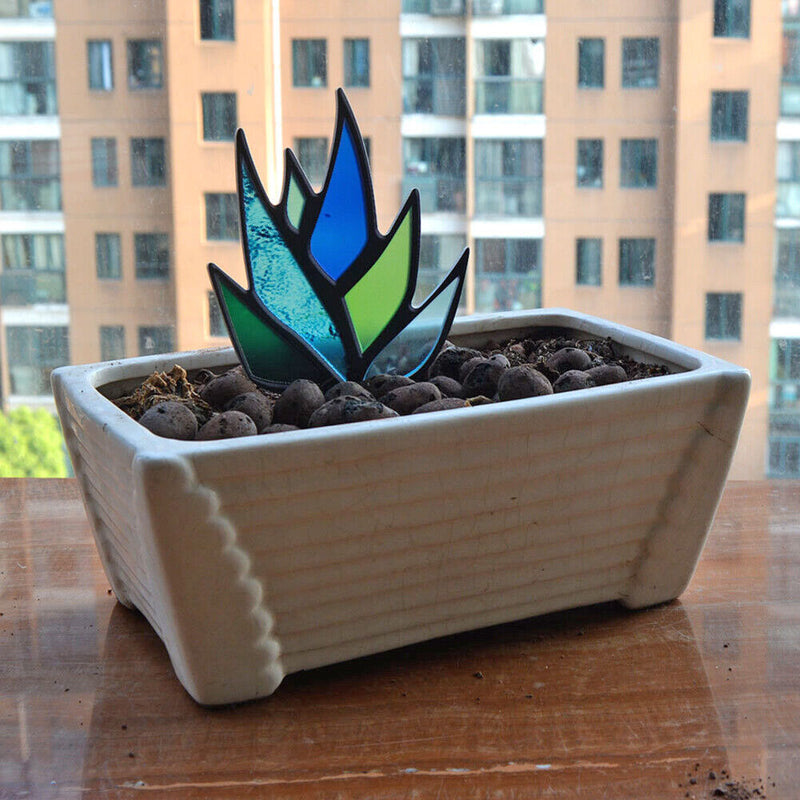 Artificial Agave Potted Plant Ornament Yard Art Home Garden Decor (TYU014D)