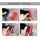 Car Seat Belt Buckle Clip Silicone Anti-Scratch Cover Safety Accessories 4 hot.