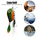 #A Simulation Japanese Mino 3.8cm 5g Topwater Bionic Fishing Lures with Treble H