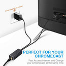 Micro USB to RJ45 Ethernet Adapter for Fire TV Google Home Mini Chromecast Ultra