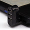 USB3.0 Hub Adapter Rotate High Speed U Disk Reader Splitter 3-Port (Black)