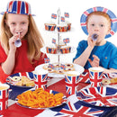 Queen's Platinum Jubilee Party Dekoration Union Jack Horns 2022.