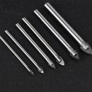 6 pieces 3-10mm ceramic tile glass bit tiles shovel ground dril tip F0B3