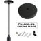 Ceiling Chassis 120mm Choose Pendant Cable Grip Flex Clamp Plate Light Fitting`