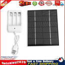 2W 6V USB Output Solar Battery Charger + AA Rechargeable Battery Charger Newly