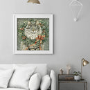 Diamond Painting 5D Full Round Drill Mosaic DIY Wreath Cat Wall Decorations Kit