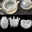 Jewelry Case Silicone Mould Crown Storage Box Molds Crystal Glue Handmade Tools