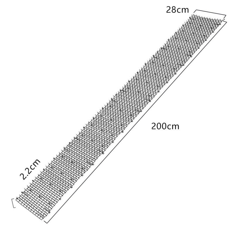 Garden Prickle Strip Cat Repellent Deterrent Mat Anti-cat Dog Mat (Black) Newly