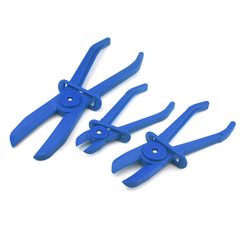 3pcs/set Flexible Fuel Water Line Hose Pinch Off Pliers Plastic Free Hands Cl