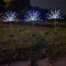 Waterproof Solar 90 LED Firework Ground Lawn Garden Light (Multicolor) Newly