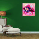 5D DIY Diamond Painting Kits Lip Art Full Round Drill Wall Decor Art Crafts