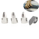 4pcs Guitar Picks Metal Index Finger Picks Instrument Part Accessories