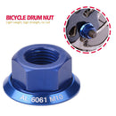 M10 Fixed Gear MTB Road Folding Bike Screw Bolt Aluminum Alloy Drum Hub Nuts