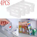 4Pc Refrigerator Partition Divider Storage Rack Multifunctional Drawer Organizer