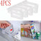 4Pc Refrigerator Partition Divider Storage Rack Multifunctional Drawer Organizer