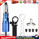Electric Rivet Gun Adapter Blind Rivet Nut Drill Converter Insert Nut (A) Newly