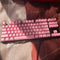 104pcs Universal Mechanical Keyboard Keycaps PC Bakclit Key Cap Set (Pink)
