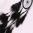 Bead Dream Catcher Black Feather Crafts Handmade Home Hanging Gifts
