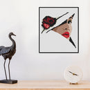 14CT Partial Cross Stitch Charming Lips Stamped DIY Embroidery Kits Handmade Art