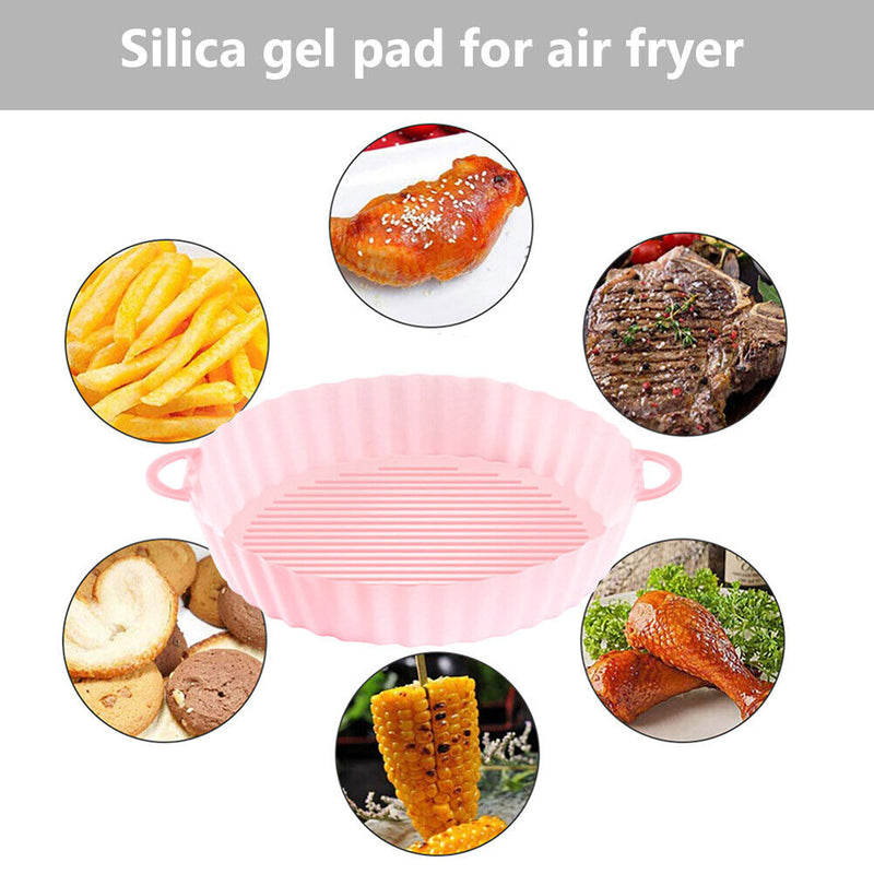 Multifunctional Air Fryers Basket Replacemen Grill Pan for Oven Steamer Cooker