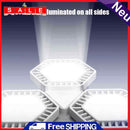 3-Sided Stable Camping Light, Rechargeable USB Emergency Lamp with Hook for d