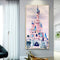 Rainbow Castle Oil Paint By Numbers Kit Canvas DIY Picture Hand Painted Wall Art