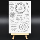 DIY Flower Pattern Transparent Silicone Stamp Album Photo Cards Decor Gifts