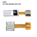 Android Phone Hybrid Sim Slot Nano Cato Micro SD Extender Dual SIM Card Adapter