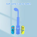 2pcs Retractable Golf Club for Nintend Switch Controller Adapter (Blue+Red)