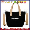 Small Crossbody Messenger Handbags Canvas Women Letter Print Shoulder Sling Bags