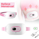 Menstrual Heating Pad Belly Wrap Belt Vibrating Massage with 3 Heat Levels: