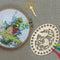 Cross Stitch Thread Storage Board DIY Needle Crafts Sewing Embroidery Verse