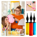 DIY Plastic Portable Hand Push Inflator Balloon Air Pump Inflatable Toys Newly