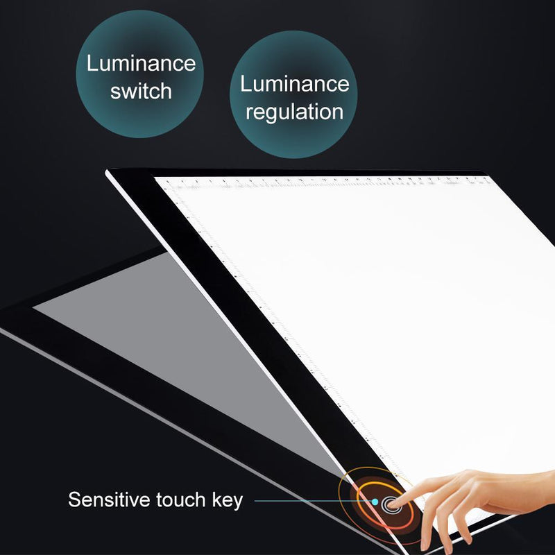 A4 Digital Graphics Tablet LED Art Stencil Drawing Board Light Box Portable T
