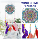 Rhinestone Picture Wind Chime Dream Catcher DIY Craft Hanging Pendant Mosaic