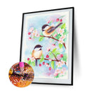 Diamond Painting Bird Flower Full Round Drill Picture of Rhinestone DIY Drawi