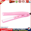 2 in 1 Crimper Mini Hair Straightener Curler Flat Iron Styling Tool (Red) Newly