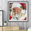 Full Cross Stitch Santa Claus DIY Embroidery Cotton Thread Home Decor Pictures