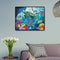 DIY Oil Painting By Numbers Kits Sea Turtle Hand Painted Canvas Drawing Picture