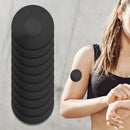 10x Waterproof Adhesive Patches Sports Sensor Covers Overpatch Tape (Black)