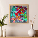 5D Full Round Drill Art DIY dragonfly Diamond Painting Craft