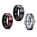 Kinds Jewelry Single Ring Stainless Steel Men And Women's Universal Gear Shape