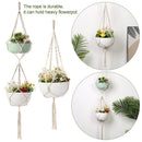 Holders Wall Hanging Garden Decor Hanger Baskets Flower Basket Lifting Rope